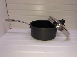 Lagostina 3 Qt Non-stick Anodized Aluminum Sauce Pan Sauté Pot Frying Pan & Lid - Picture 1 of 9