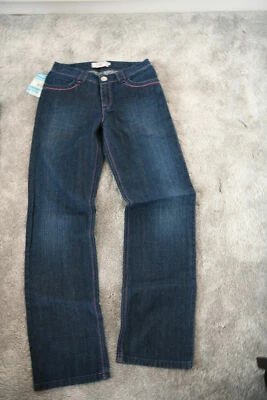 ROXY Premium Girls Elastic Adjustable Waist Jeans Denim Pants Trousers Blue 14y - Image 1 of 4