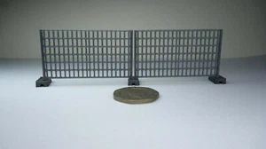 1/76 OO Gauge 1:76 - Construction Site Modular Heras Fencing - pack of 5  Beena - Picture 1 of 11