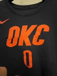 Russell Westbrook #0 Oklahoma City Thunder NBA Jersey OKC Statement Boy's L - Picture 1 of 10