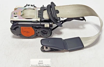 ✅ 15-18 OEM Porsche Macan 95B cinturón de seguridad pasajero delantero retractor derecho negro Foto 1 de 4