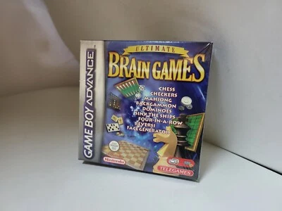NEW MINT Ultimate Brain Games for GameBoy Advance CHESS/CHECKERS/BACKGAMMON ## - Image 1 of 4