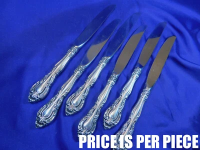 CUCHILLO DE CENA ALVIN VIVALDI PLATA DE LEY - BUEN ESTADO Foto 1 de 4