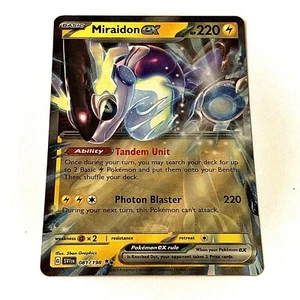 Miraidon ex 081/198 Scarlet & Violet Holo Ultra Rare Pokemon Card TCG Near Mint - Picture 1 of 2