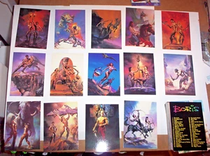 Juego de cartas Boris Vallejo 1991 serie 1 base 90 Dragons Got Space - Imagen 1 de 7