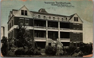 Wichita, Kansas Postcard "KANAS SANITARIUM" Hospital Building View / 1925 Cancel - Picture 1 of 2