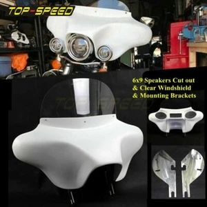 6x9 Batwing Inner Fairing Windshield Stereo Speaker For Harley Road King Classic - Picture 1 of 12