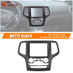 Borde de navegación GPS central negro mate para Jeep Grand Cherokee 14-18 accesorios - Imagen 1 de 7