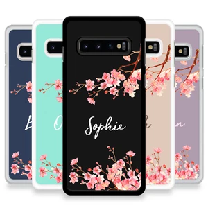 PERSONALISIERTE BLUMENNAME TELEFONHÜLLE HARTHÜLLE FÜR S20 S10 S9 S8 Samsung Galaxy - Bild 1 von 27