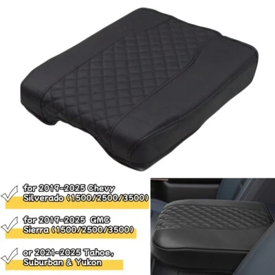 Center Console Cover for 2019-2025 Chevy Silverado & GMC Sierra 1500 Tahoe Yukon - Image 1 of 4