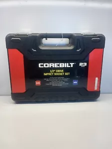 Corebilt 1/2 Drive Impact Socket Set 23 Pieces - Foto 1 di 8