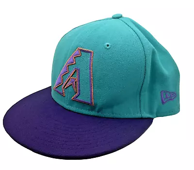 Arizona Diamondbacks New Era Retro Two tone Color way 59Fifty Sz. 7 3/8 - Image 1 of 4