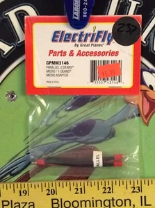 Electrifly GPMM3146 Parallel Adapter 2 Micro-1 Micro NewInPack 🇺🇸Shipped - Picture 1 of 2