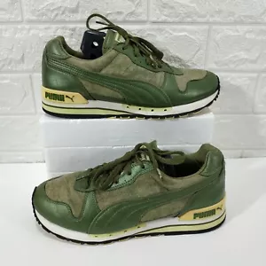 Puma TX-300 donna EU 39 US 8,5 verde sneakers basse passeggio scamosciate - Foto 1 di 11
