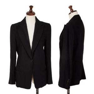 ANN DEMEULEMEESTER Rayon Wool Switching Jacket Size 36(K-140243) - Picture 1 of 12