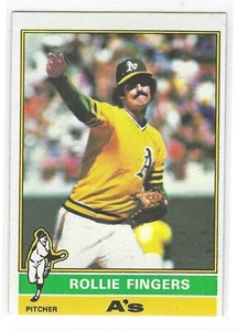 1976 Topps - ROLLIE FINGERS #405 - HOF - MLB Baseball - Picture 1 of 2