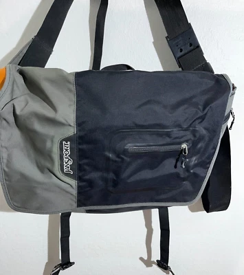 Bolso Bandolera Mensajero para Laptop Jansport Negro/Naranja Bolso Escolar Estudiante Foto 1 de 4