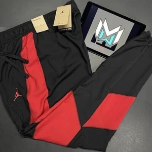 Jordan Dri-Fit Sports Woven Training Pants Black Red Men’s Medium DH9073-010 - Picture 1 of 7