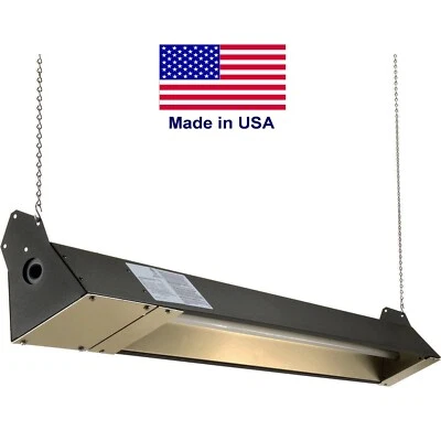 Infrared Heater - 5120 BTU - 208 V - 260 Sqft - Indoor Outdoor - Quartz - Brown - Image 1 of 4