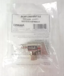 AquaFlo E-Z Turn Ball Valve V-103-A-LL 1/2 Crimp Pex × 3/8 OD COMP FREE 1ST SAME - Picture 1 of 2