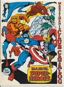 Marvelmania Club Katalog Superhelden, vollfarbig, Marvel Comics 1969, Kirby Art - Bild 1 von 2