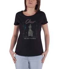 Cher T-Shirt Heart of Stone Logo Nue Official Women's Skinny Fit Black