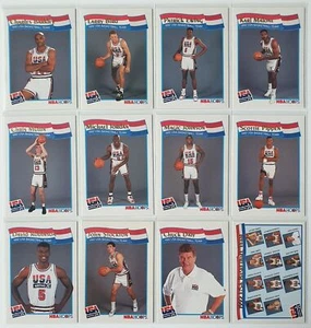 1991 McDonald's NBA Hoops Dream Team USA Basketball - COMPLETE SET (12 cards) - Picture 1 of 6