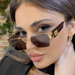 Gafas de sol con marco de metal para mujer Gafas de moda Tonos Lujo Marca Calidad UV400 - Imagen 1 de 18