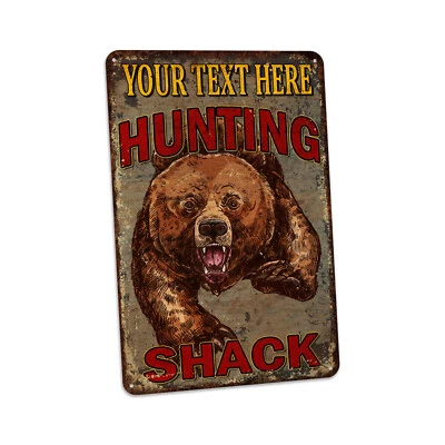 Custom Hunting Sign Hunting Shack Sign Gift For Dad Cabin Decor 108122002217 - Image 1 of 4