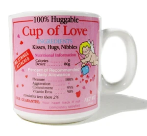 Russ Berrie & Co. CUP OF LOVE Mug Item # 8029 FAST SHIPPING - Picture 1 of 3