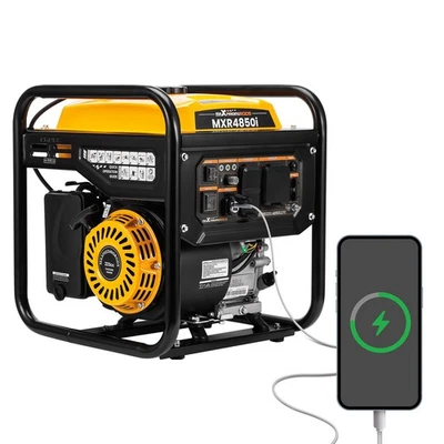 4850W Peak 3500W Rated Portable Generator with Low Oil Alert Parallel Ready - Image 1 of 4