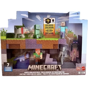 Minecraft World Builder Pack mit 7 Figuren | Sealed - Bild 1 von 2