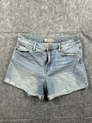KUT from the Kloth Shorts Womens Jane High-Rise Distressed Denim Shorts Size 10 - Image 1 of 4