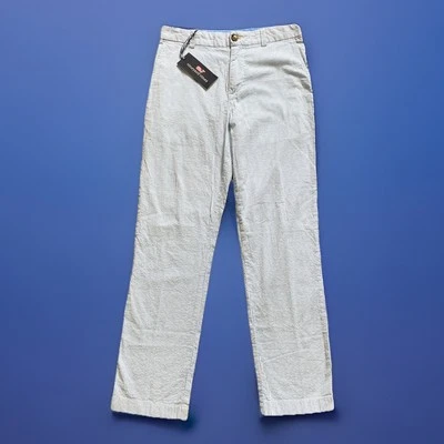 Vineyard Vines Boy 14 Seersucker Breaker Pants Straight Bayside Blue Preppy $65* - Image 1 of 4