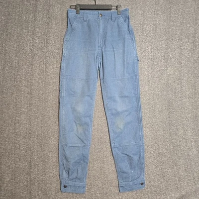 Patagonia All Seasons Hemp Canvas Double Knee Work Pants Blue Womens 0 Tapered - Image 1 of 4