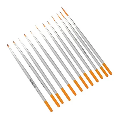  12 Pcs Stylo À Ligne Longue Queue Pinceaux En Vrac Stylos Aquarelle - Photo 1/4