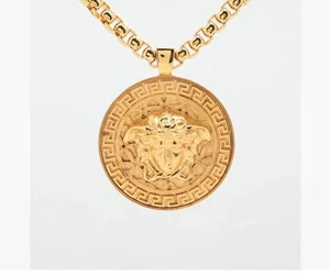 Versace Medusa Greca Necklace - Picture 1 of 10