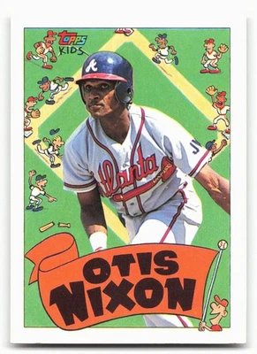 1992 Topps Kids #35a Otis Nixon - Image 1 of 2