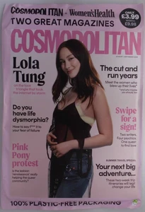Cosmopolitan magazine Aug/Sep '25 Lola Tung, Life Dysmorphia +Women's Health mag - Picture 1 of 2