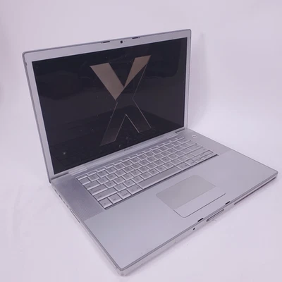 Apple MacBook Pro 15” A1150 Core Duo 2GHz 2GB RAM 80GB HDD 2006 macOS X  Leopard - Image 1 of 4