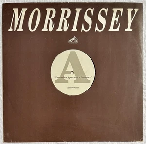 MORRISSEY -November Spawned A Monster- UK Promo 12" / The Smiths (Vinyl Record) - Picture 1 of 4