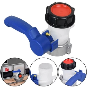 IBC Adapter S60x6 Kugelhahn Tank Container Auslaufhahn Wasserhahn Zubehör 62mm - Bild 1 von 9