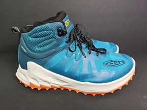 Keen Men's Zionic Mid Fjord Blue Water Hiking Boots 1028037 SZ 10 - Picture 1 of 10