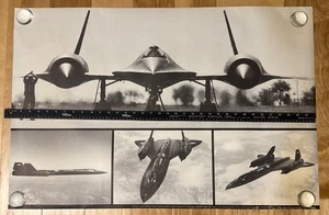 Lockheed SR-71 Amsel Strategisches Aufklärungsflugzeug Poster 24 x 36 Zoll LESEN - Bild 1 von 8