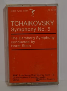 Tchaikovsky Symphony No. 5 Op. 64 Cassette Horst Stein VG Classical Tape - Foto 1 di 2
