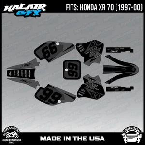 Graphics Kit for HONDA XR70 (1997-2000) XR 70 Division - Gray - Picture 1 of 4