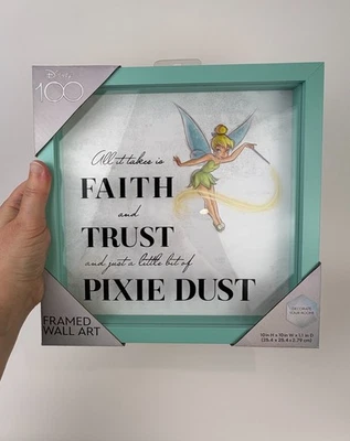 Disney Tinker Bell Framed Wall Art Foto 1 de 4