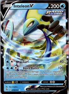 Inteleon V 078/264 SWSH08: Fusion Strike Ultra Rare - NM - Picture 1 of 2