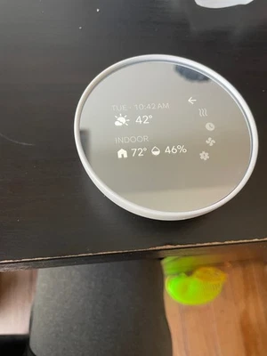 Google Nest Smart Thermostat, Snow - Image 1 of 4