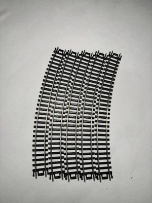 Atlas 2520 N Scale Curve 11" Radius Code 80 Nickel Silver Snap Track 5 Pcs - Image 1 of 3